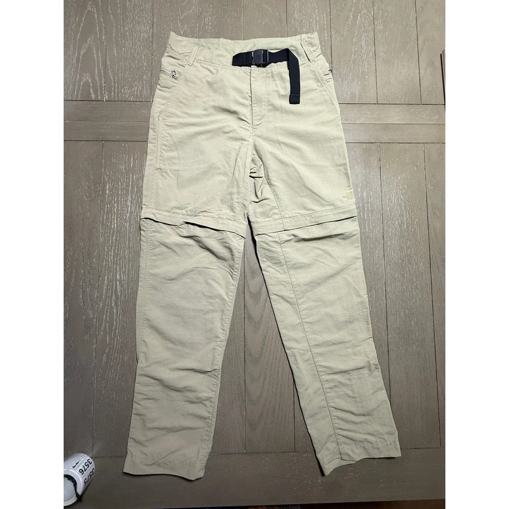 The North Face Convertible Pants Mens 30 Khaki Paramount Trail Zip Off Straight